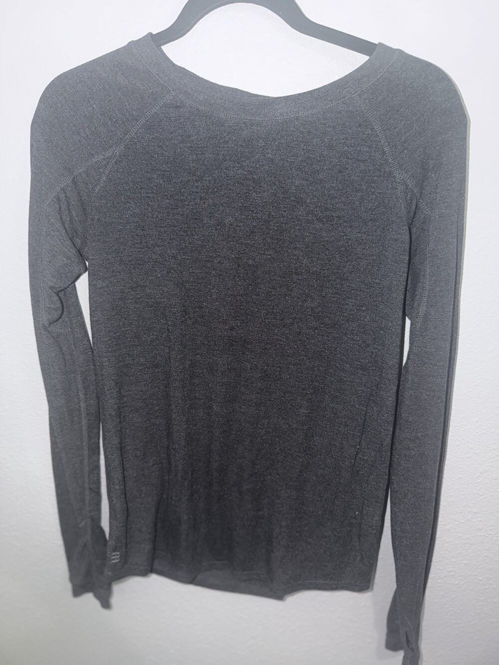 Free Fly Women's Bamboo Everyday Flex Long Sleeve T-Shirt Heather Blk Small AS11